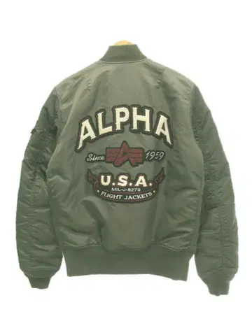 알파 ALPHA MA-1 플라이트 자켓 리버서블 L