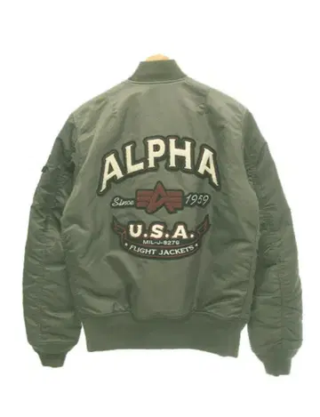 알파 ALPHA MA-1 플라이트 자켓 리버서블 L