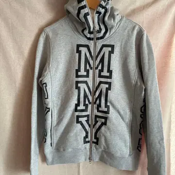 타미힐피거 그레이 풀 집업 후드티 1985 남성용