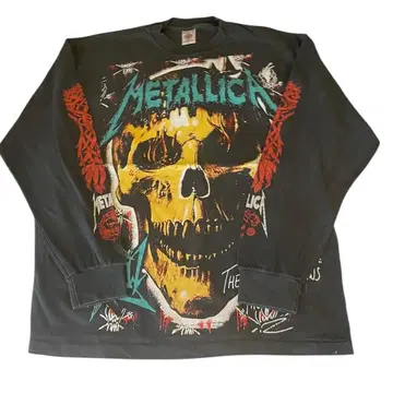 Metallica 월드 투어 1999 긴팔 티셔츠