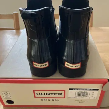 HUNTER 사이드 고어 레인부츠 22.5cm