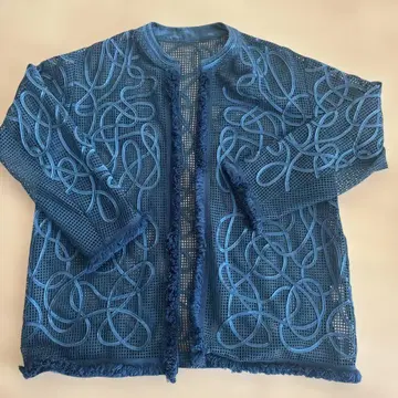 AMERI MEDI TAPE EMBROIDERY MESH JACKET