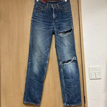 EDWIN 데미지 가공 데님 팬츠 089