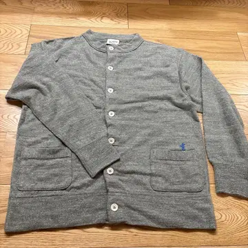 45R 니트 가디건 옅은 그린