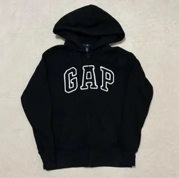 GAP 블랙 지퍼 후드티 XXS