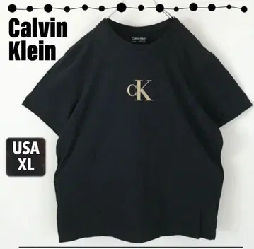 Calvin Klein 블랙 T셔츠 USA XL
