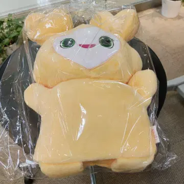 캐릭터형 봉제 인형 옐로우 컬러