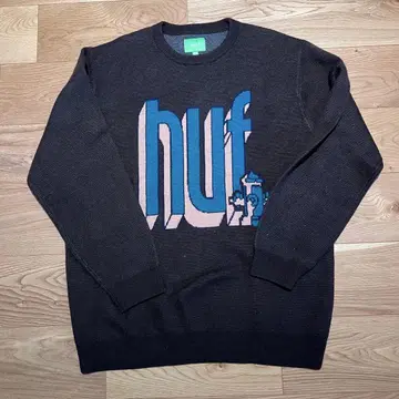 HUF 하프 니트 스웨터 브라운 브라운 xxl