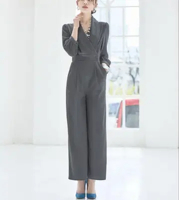 다크 그레이 긴팔 올인원 M