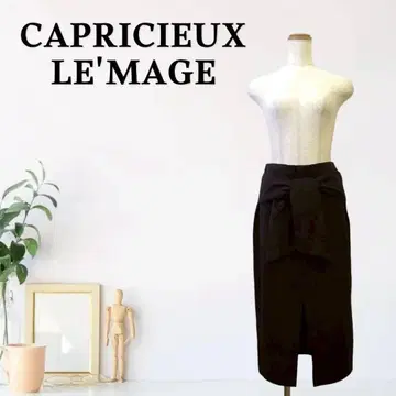 zG361 [ F ] CAPRICIEUX LE'MAGE 미디 기장 스커트