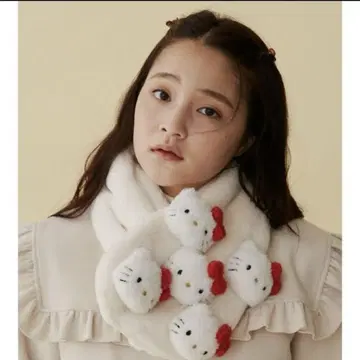 머플러 헬로키티 콜라보 보들보들 티펫 merry jenny