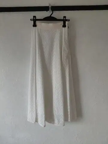 토널 TONAL 코튼 레이스 플레어 스커트 택 포함 새상품
