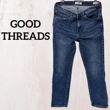 GOODTHREADS 다크 블루 스키니 청바지
