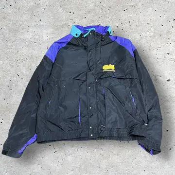 90s Dunbrooke XL 기업 로고 자수 나일론 자켓 스트릿