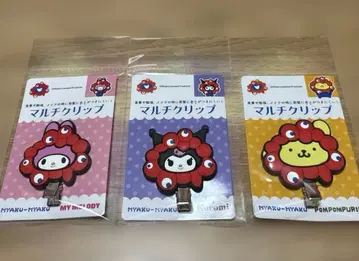 오사카 만박  산리오 멀티 클립 3개 세트