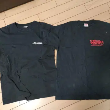 Chopper T셔츠 블랙 컬러 2장 세트