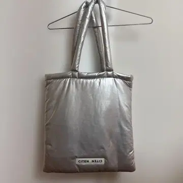 CITEN 실버 토트백