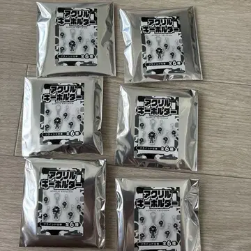 블랙 미야쿠미야쿠 아크릴 키링 6개 세트