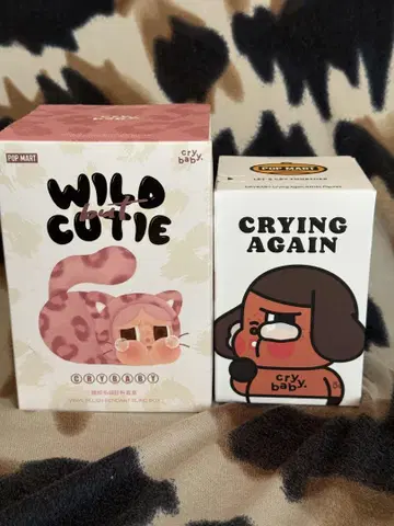 POP MART WILD CUTIE & CRYING AGAIN