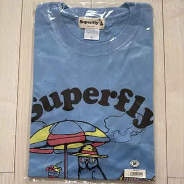 superfly 라이브 굿즈 M 사이즈 T셔츠 블루 백팩