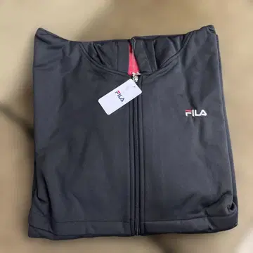 FILA 집업 후드티 트레이닝복 블랙