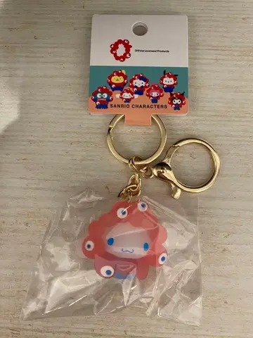 만박 산리오 미야쿠미야쿠 클리어 컬러 키링 시나몬