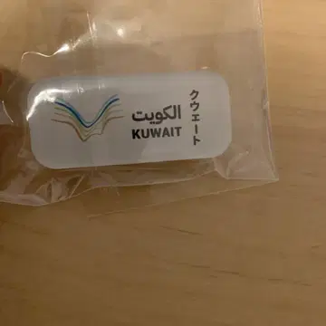 쿠웨이트 핀 배지 화이트 스태프 한정판 레어 아이템