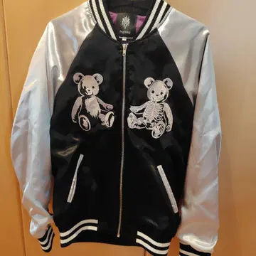 Drug honey 테디베어 자수 스카잔 M 사이즈