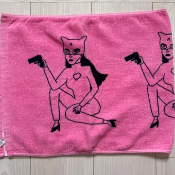 아이묭 허니 레이디 베이비 HLB 라이브 굿즈 타월 핑크