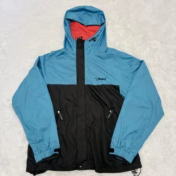 [ 새상품급 ] Bear USA 풀오버 나일론 자켓 바이컬러 블랙