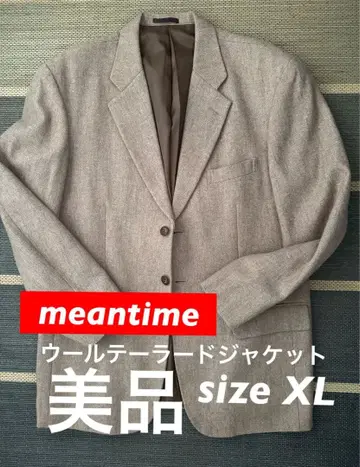 [ 새상품급 ] meantime 울 테일러드 자켓 베이지 XL