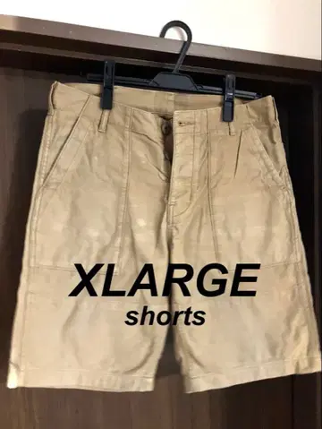 XLARGE 베이지 숏팬츠 M 사이즈