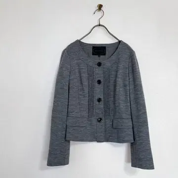 [ UNTITLED ] 언타이틀(3) 노카라 자켓 캐주얼 그레이
