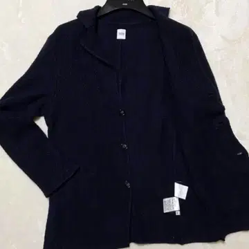 [ 새상품급 ] 다케오 키쿠치 니트 테일러드 자켓 네이비 S