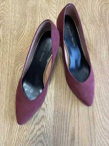 ORiental TRaffic 버건디 청키힐 25cm