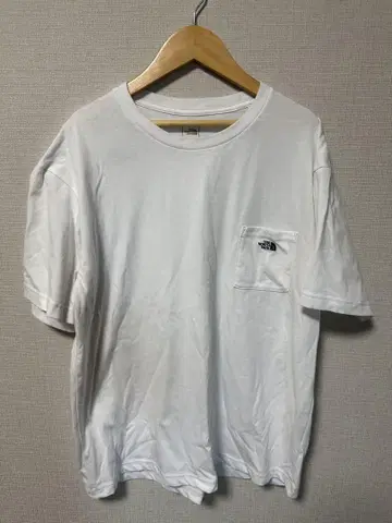 THE NORTH FACE 화이트 T셔츠 L
