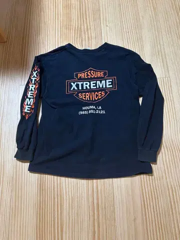 [ 초레어 ] 할리데이비슨 블랙 긴팔 t셔츠 프레임 블랙 컬러 롱t