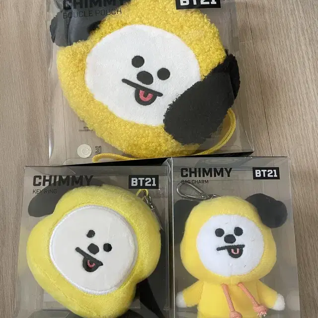 (새상품) 방탄소년단 bt21 치미키링, 부클파우치 일괄판매