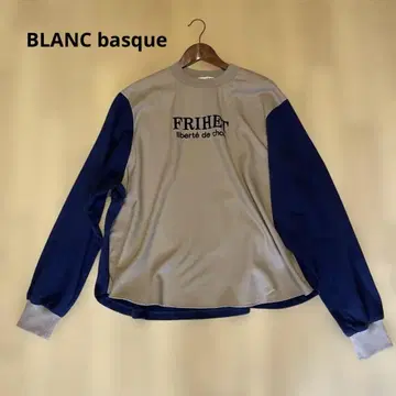 BLANC basque 긴팔 T셔츠 브라운 네이비 새상품급