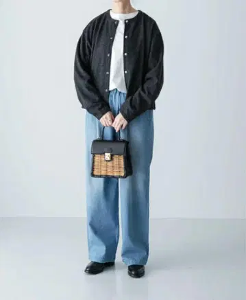 울 스냅 티셔츠 가디건 / 카구레