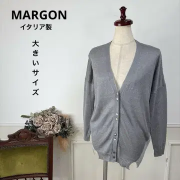4 새상품급 고급 빅 사이즈 MARGON 이탈리아 니트 가디건
