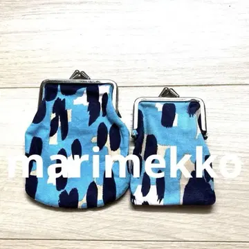 마리메꼬 marimekko 가마구치 파우치 카드 케이스 2세트