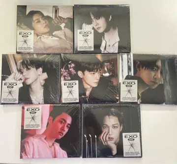 미사용 미개봉품 EXO EXIS 7종 세트