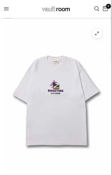 Vaultroom boosting TEE white XL