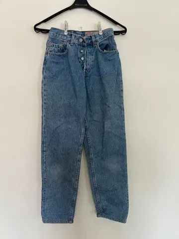 Levi's 하이웨스트 라이트 블루 데님 팬츠
