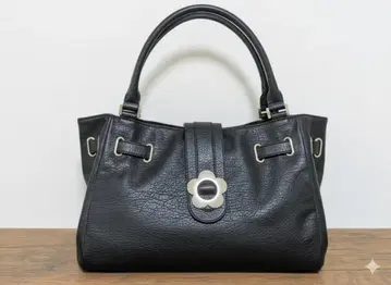 [새상품급] MARY QUANT(마리콴트) 토트백 천연 가죽 여성용