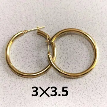 K18 후프 귀걸이 귀걸이 액세서리