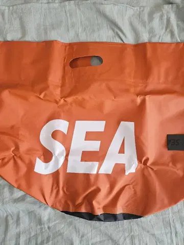 WINDANDSEA 프린트 오렌지 백
