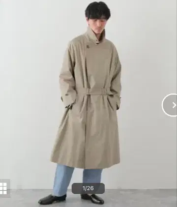 CIOTA 시오타 수빈코튼 타이로켄코트 트렌치코트