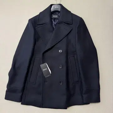 미사용 새상품 HUGO BOSS 네이비 피코트 슬림핏 48